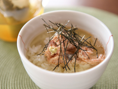 さけ「缶たし」茶漬け